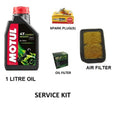 Service Kit For Yamaha YS 125 Cbs 2017-2021 (Oil,Spark Plug, Air & Oil Filter)