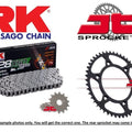 RK Chain and JT Sprockets For Yamaha FZR400 Rrsp,RR 91-92
