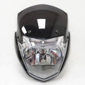 Headlight With Top Fairing Screen Black For Yamaha Ybr 125 2014-2017