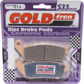 Goldfren S33 Brake Pads Front For Yamaha YP 250 R X-MAX (ABS) 2011-2016