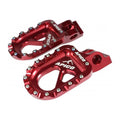 Apico Foot-pegs CNC For Montesa 4RT 250 260 300 301 red