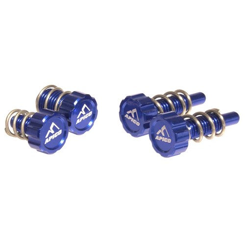 Apico Lever Adjuster Set X2 M6 Universal, X1 M5 Clutch, X1 M9 Brake Blue