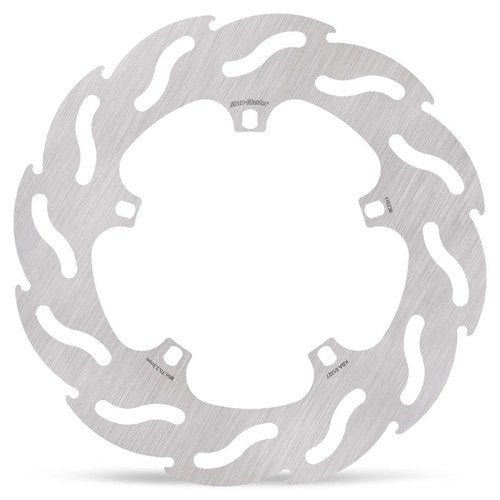 Moto Master Front Fixed Brake Disc Flame For Vespa LX 125 4T 2006-2014