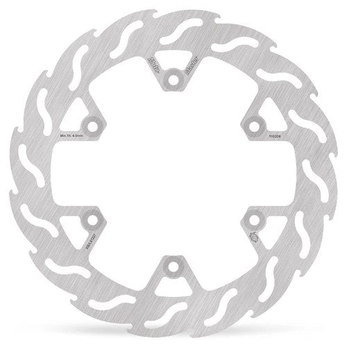 Moto Master Front Fixed Brake Disc Flame For Yamaha RD 350 LC 1985-1990