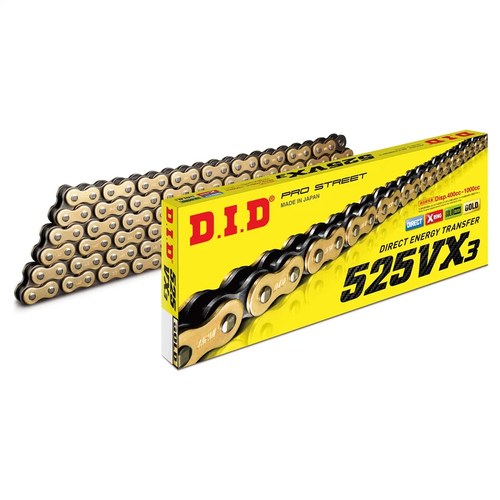 Chain Did 525VXGB-112 X-Ring(Gold)