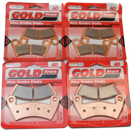 Brake Pads Front & Rear For Polaris 1000 General 4 EPS 4 Seat 2017-2020