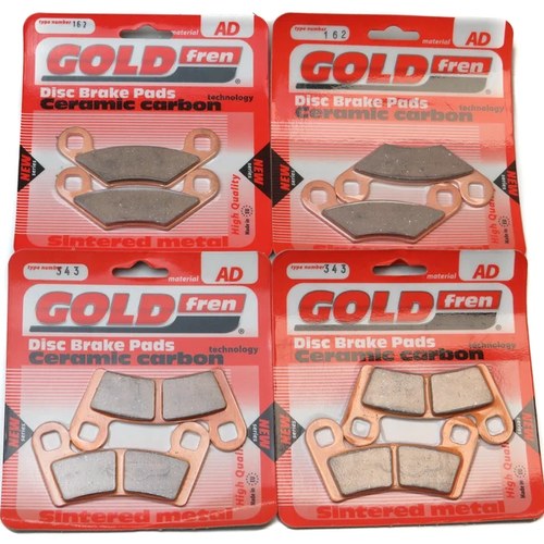Brake Pads Front & Rear For Polaris Rzr 570 2014-2018