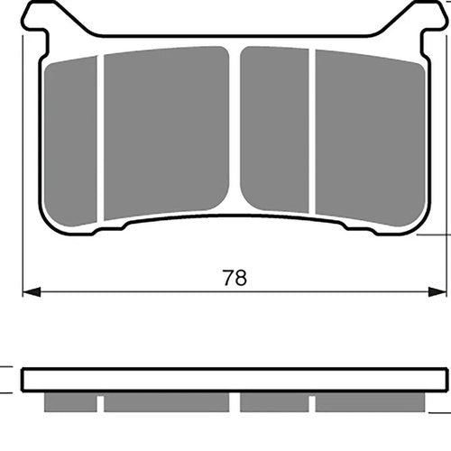 Brake Pads Front & Rear For Honda CB 1100 RS 2018-2021
