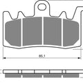 Brake Pads Front & Rear For Kawasaki Z H2 Performance 2021-2023