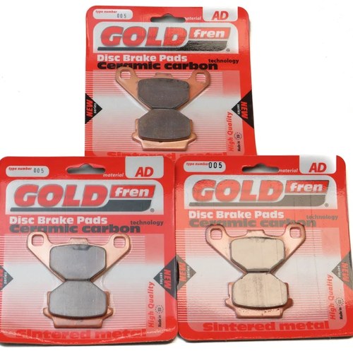 Brake Pads Front & Rear For Apache Rlx 450 S Complete Bike Set