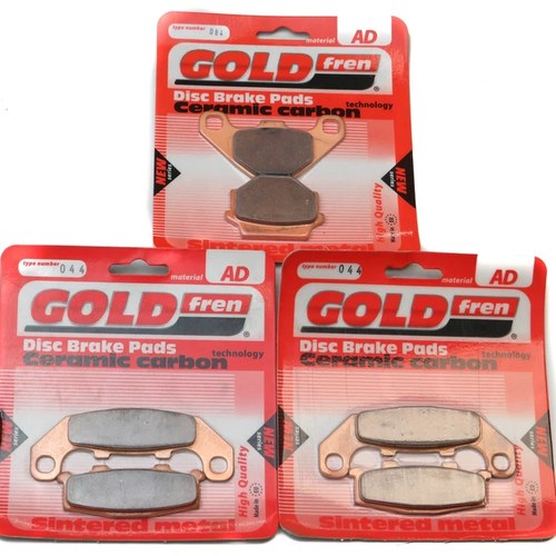 Brake Pads Front & Rear For Kawasaki Zxr 250 R (ZX 250 D1) 1991
