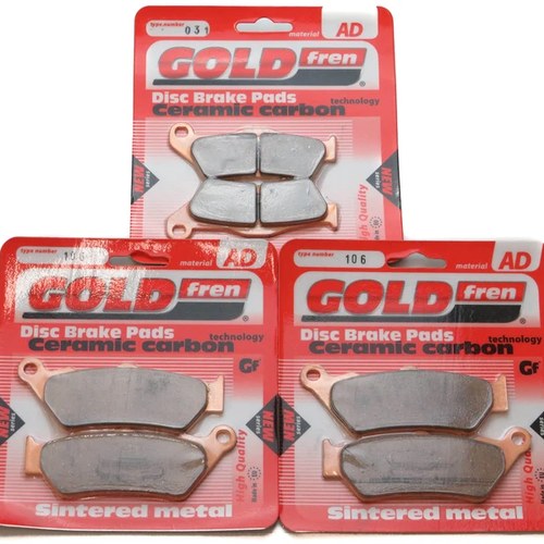 Brake Pads Front & Rear For Moto Morini Granpasso 1200 2008-2010