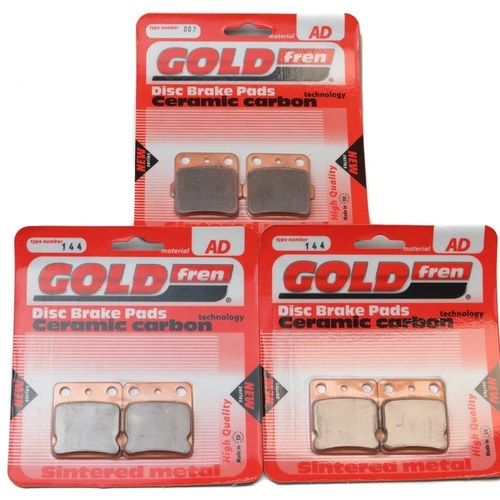 Brake Pads Front & Rear For Yamaha Yfz 350 Banshee 1990-2009