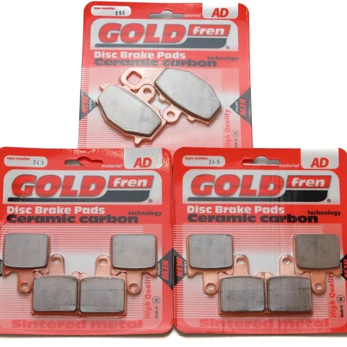 Brake Pads Front & Rear For Kawasaki ZX-6R ZX 600 599cc 2009-2016