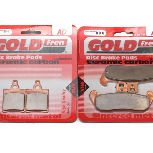 Brake Pads Front & Rear For Cagiva Cruiser 125 1987
