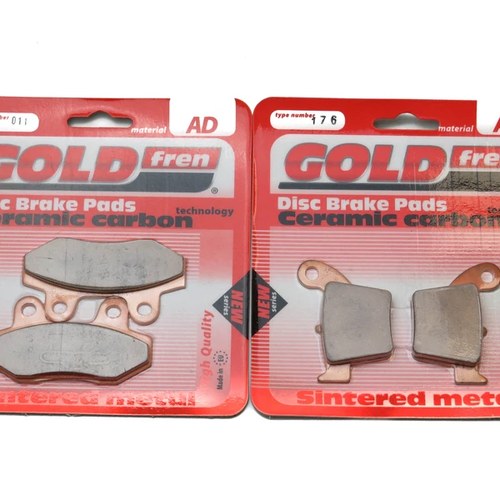 Brake Pads Front & Rear For Megelli 125 M (Supermoto) 2008-2010