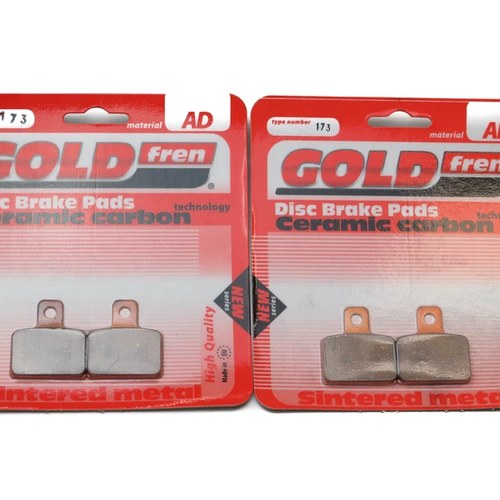 Brake Pads Front & Rear For Sachs / Sfm Dirty Devil 125 2008