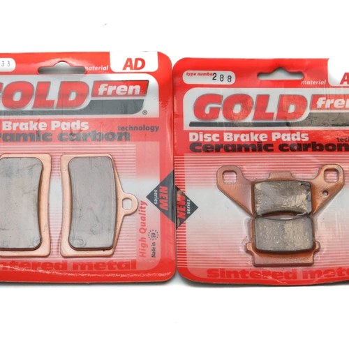 Brake Pads Front & Rear For Mh/Motorhispania Kn 250 (50cc) 2012-2013