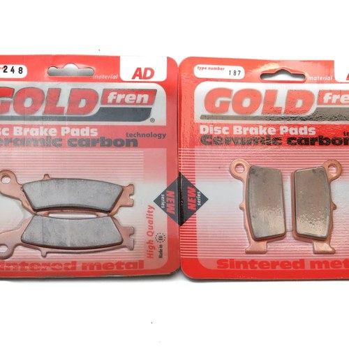 Brake Pads Front & Rear For Yamaha YZ 450 Fgy 270mm Disc 2016