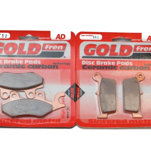 Brake Pads Front & Rear For Honda XR 100 M5 (HD13) Motard 2005