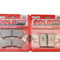 Brake Pads Front & Rear For Harley Davidson XL 883 N Iron Cast Wheel 2014-2022