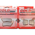 Brake Pads Front & Rear For Honda-Hm Crm 50 Derapage Competition 2009-2012