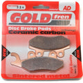 Brake Pads Rear For Peugeot Satelis 250 Premium (Nissin cal) 2007-2012