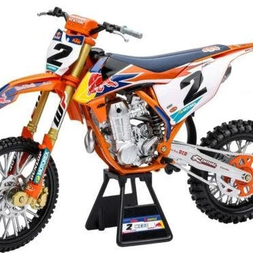Newray Die Cast Model KTM 450 SX-F, Cooper Webb #2, Scale 1:6