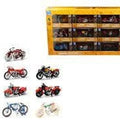 Newray Die Cast Model Indian Motorcycle Set Window Display,11 Styles, Scale 1:32