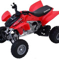 Newray Die Cast Model Honda TRX450R, Red And Black, Scale 1:12