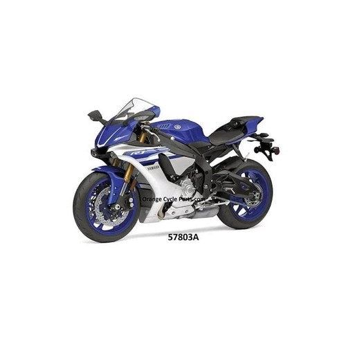 Newray Die Cast Model Yamaha YZF-R1 2016, Blue And Silver, Scale 1:12