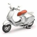 Newray Die Cast Model Vespa 946, Silver, Scale 1:12