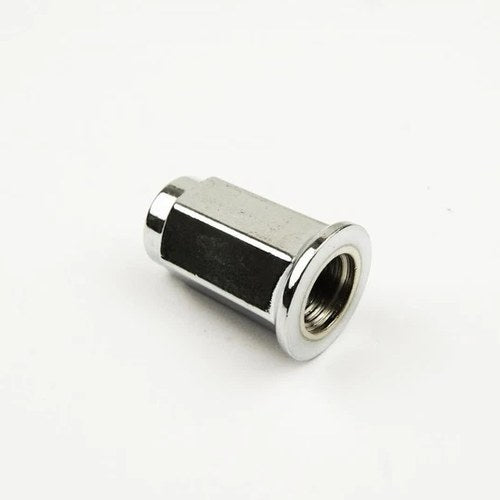 Beveled Chrome Wheel Nut 1/2" 20TPI Flat
