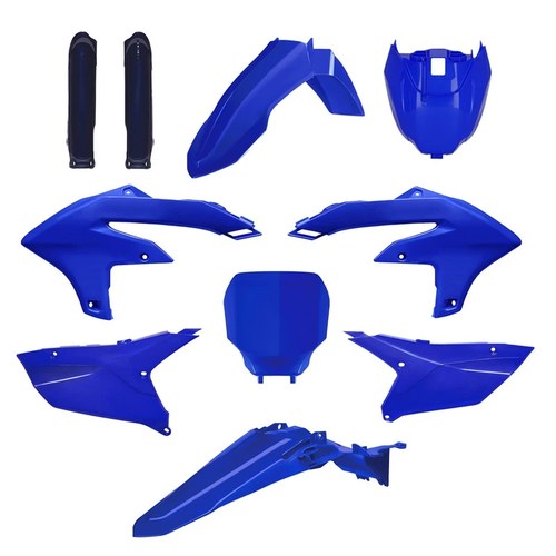 Polisport Plastic Kit + Fork Guards Yamaha YZ250F 24-25, YZ450F 23-25, Blue