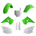 Polisport Plastic Kit + Fork Guards Kawasaki KX125/250, 2004-2008, OEM Style