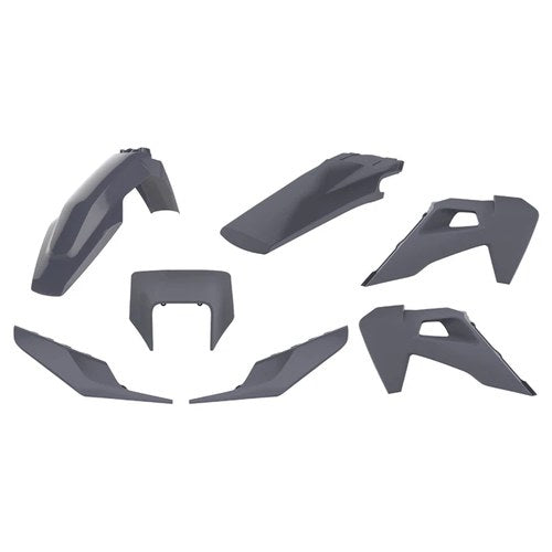 Polisport Plastic Kit + Fork Guards Husqvarna FE250-501 2020-2023, Nardo Grey