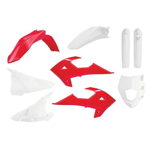 Polisport Plastic Kit + Fork Guards Gas EC250-300 2018-2020, OEM Style