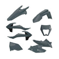Polisport Plastic Kit + Fork GUARDS/MASK KTM EXC/EXC-F 2017-2019, Nardo Grey