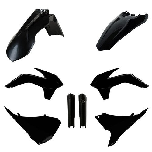 Polisport Plastic Kit + Fork Guards KTM EXC/EXC-F 2014-2015, Black