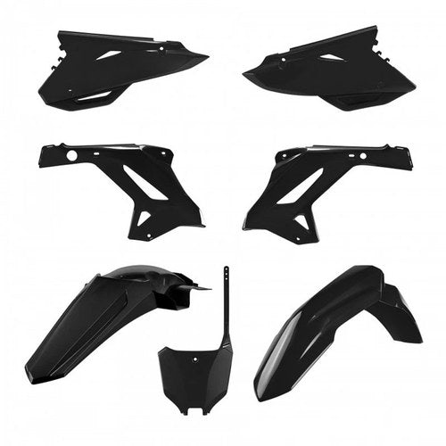 Polisport Plastic Kit Honda CR125/250 00-01, Black CRF450R 23-24 Restyle
