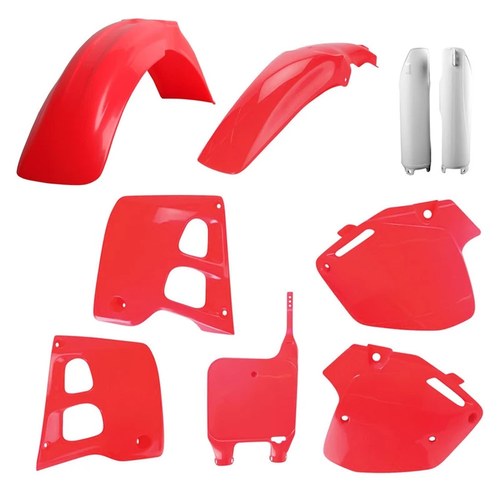 Polisport Plastic Kit + Fork Guards Honda CR125 91-92, CR250 90-91, OEM 92