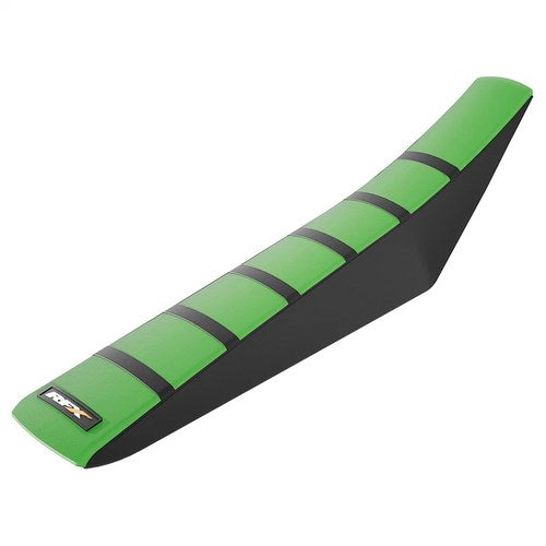 Rfx Pro Ribbed Seat Cover For Kawasaki KX450F 16-18 (Black / Black / Green)