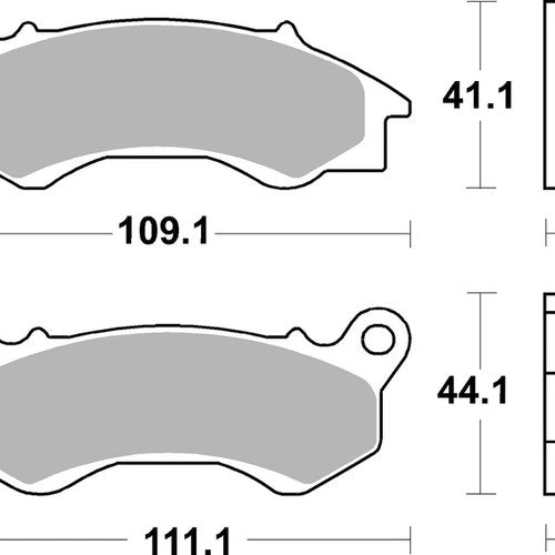 Sbs Brake Pads Front For Swm 125 Outlaw 2020
