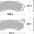 Sbs Brake Pads Front For Swm 125 Outlaw 2020