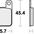 Sbs Brake Pads Rear For Beta 50 Rev 2000 - 2009