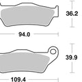 Sbs Brake Pads Front For Aprilia Sxr 160 2021 - 2023