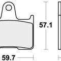 Sbs Brake Pads Rear For MZ 1000 (MUZ) SF 2005 - 2010