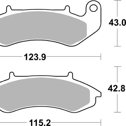 Sbs Brake Pads Front For Keeway 125 Logik 2017 - 2019