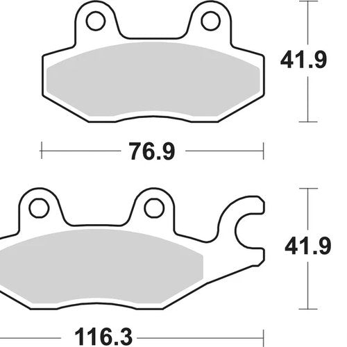 Sbs Brake Pads Front For Tgb 300 X - Motion 2010 2012