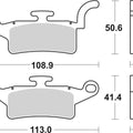 Sbs Brake Pads Front For Yamaha 150 Xenter 2012 - 2018